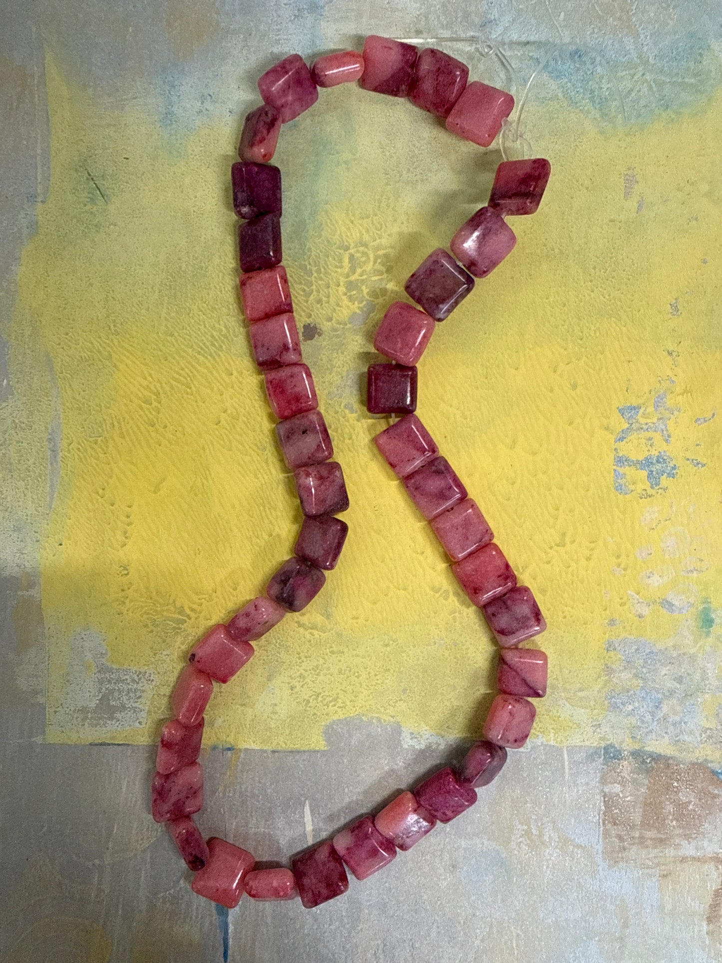 DOLOMITE PINK FLAT SQUARE 1 STRAND