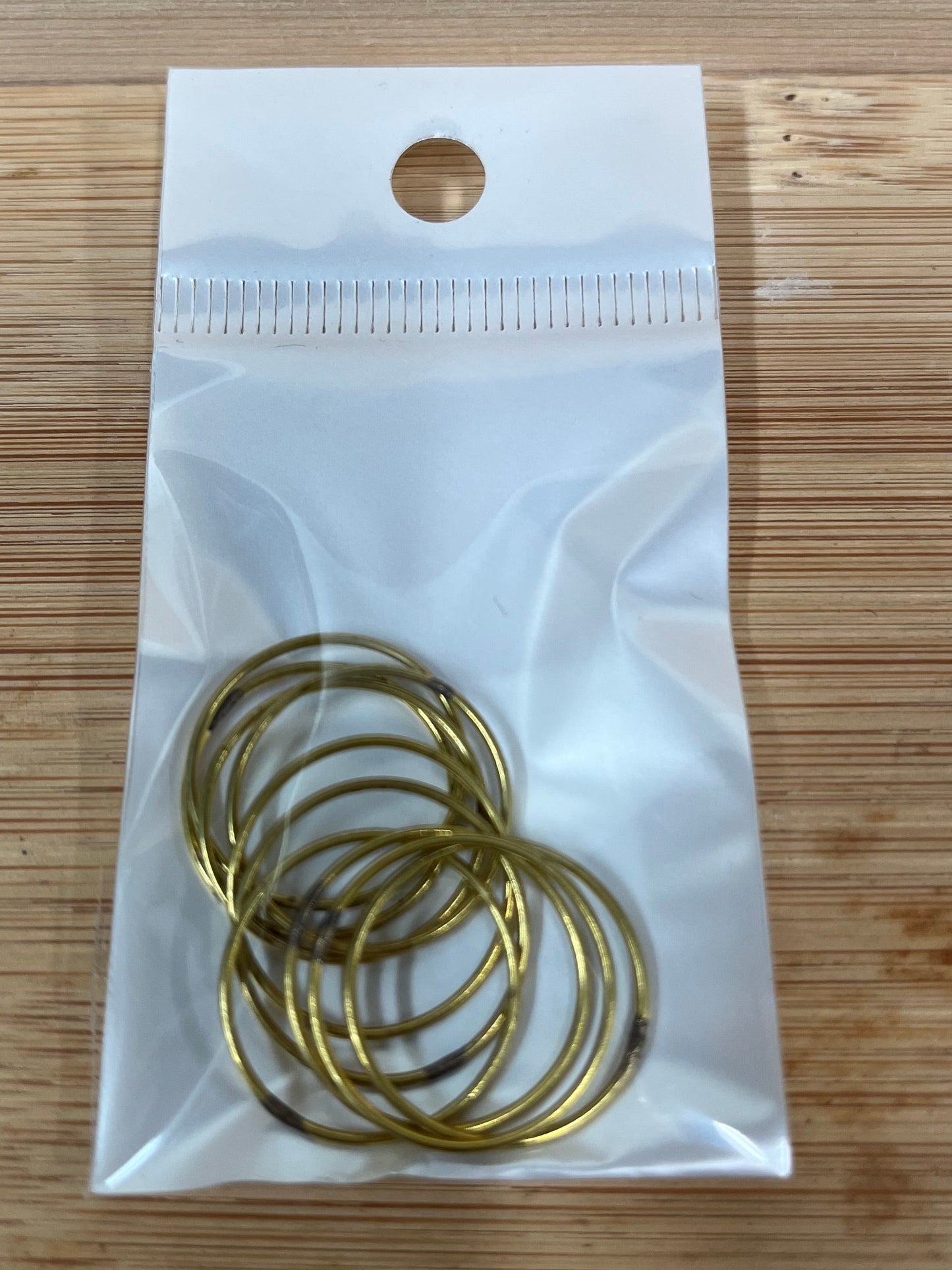 JUMPRING SOLDERED ANTIQUE GOLD  18MM  10PC