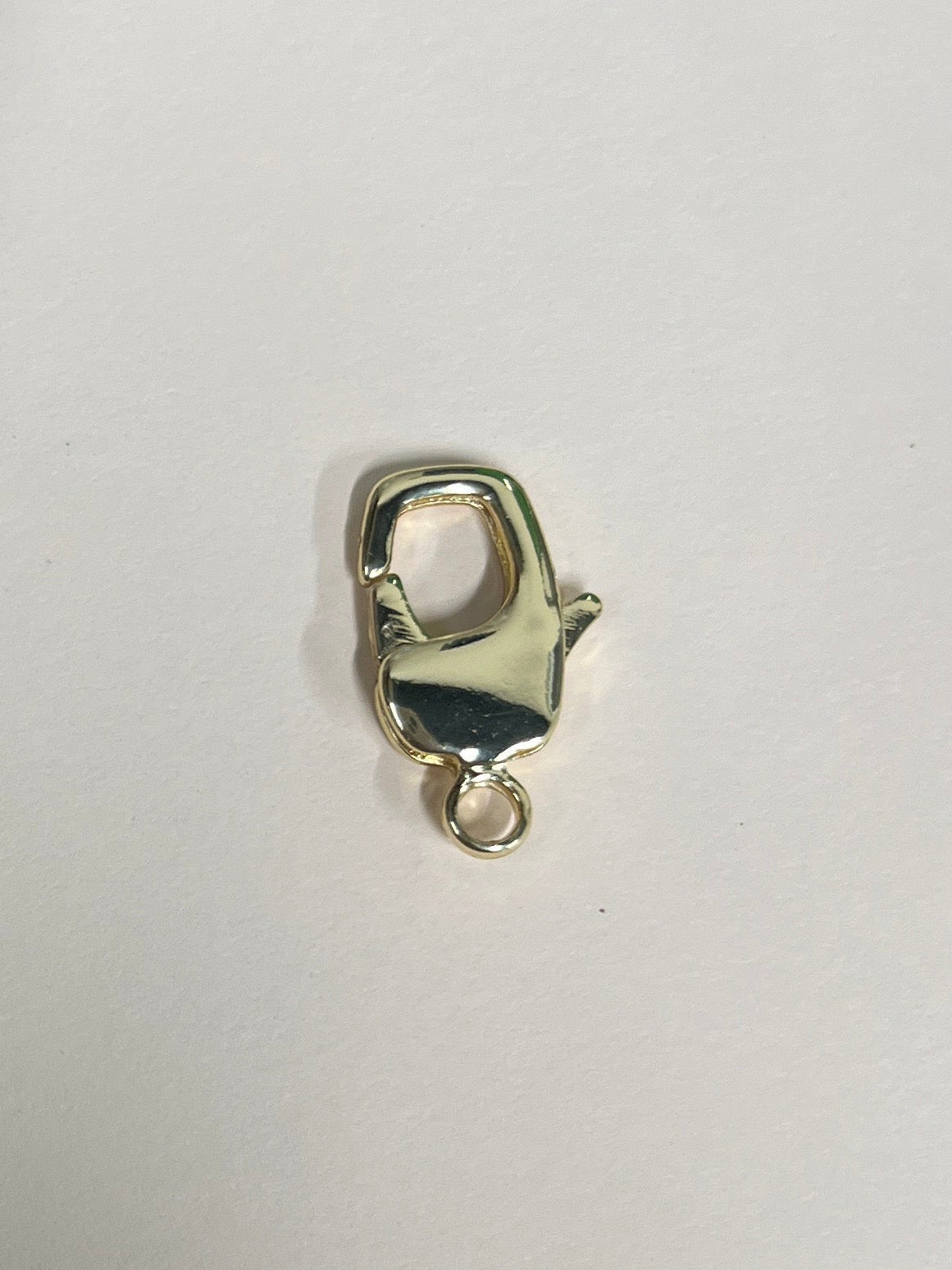 LOBSTER CLASP OVAL 20X12MM GOD PATED 18 KT 1 PC