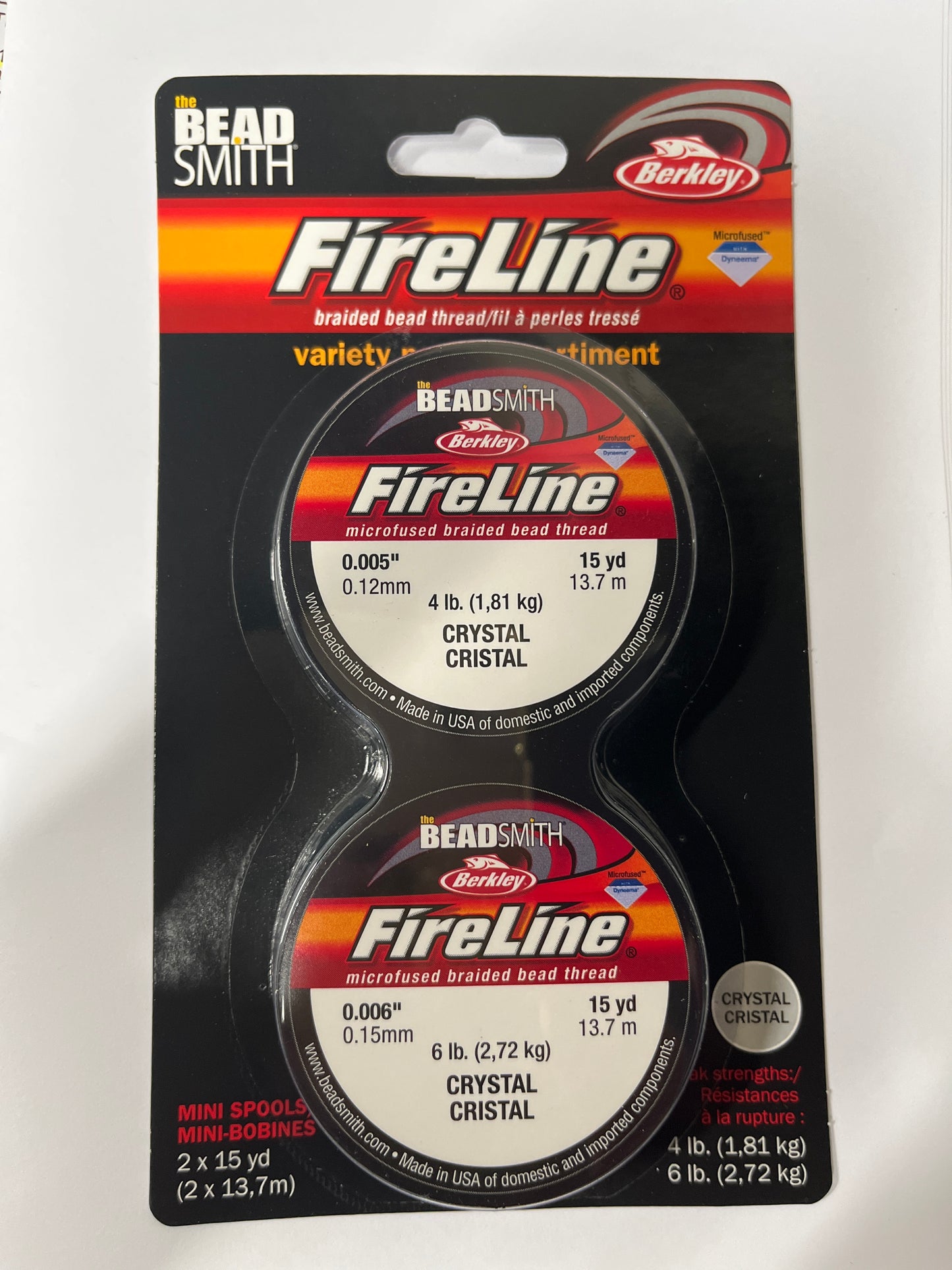 FIRELINE 4 & 6 LBS  2 PACK