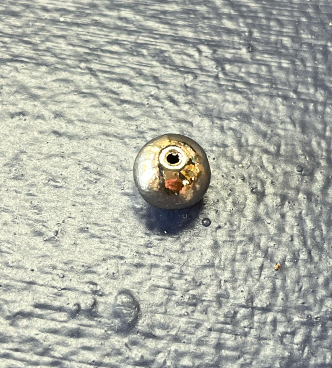 Round bead silver 9mm