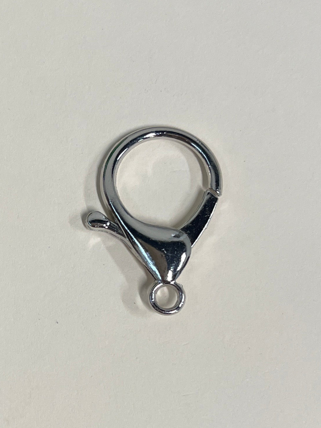 LOBSTER CLASP 35X21MM PLATINUM 1 PC