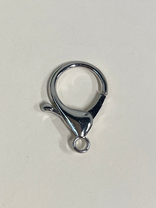 LOBSTER CLASP 35X21MM PLATINUM 1 PC