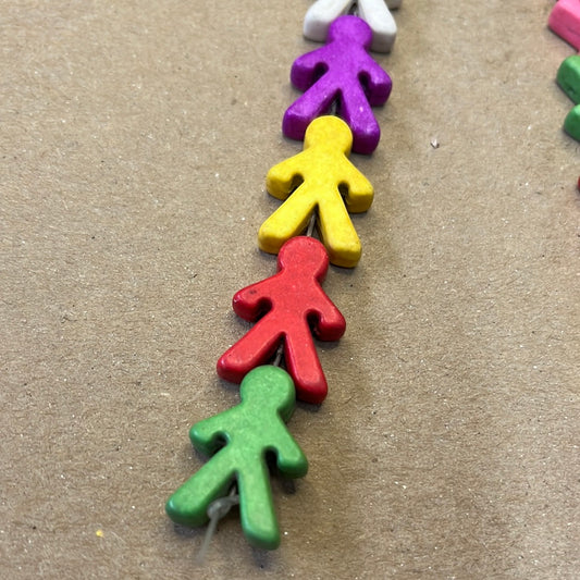 HOWLITE Boy beads