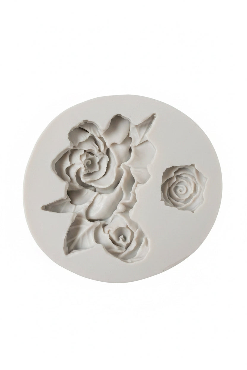 SLICONE MOLD 3 FLOWERS 1 MOLD