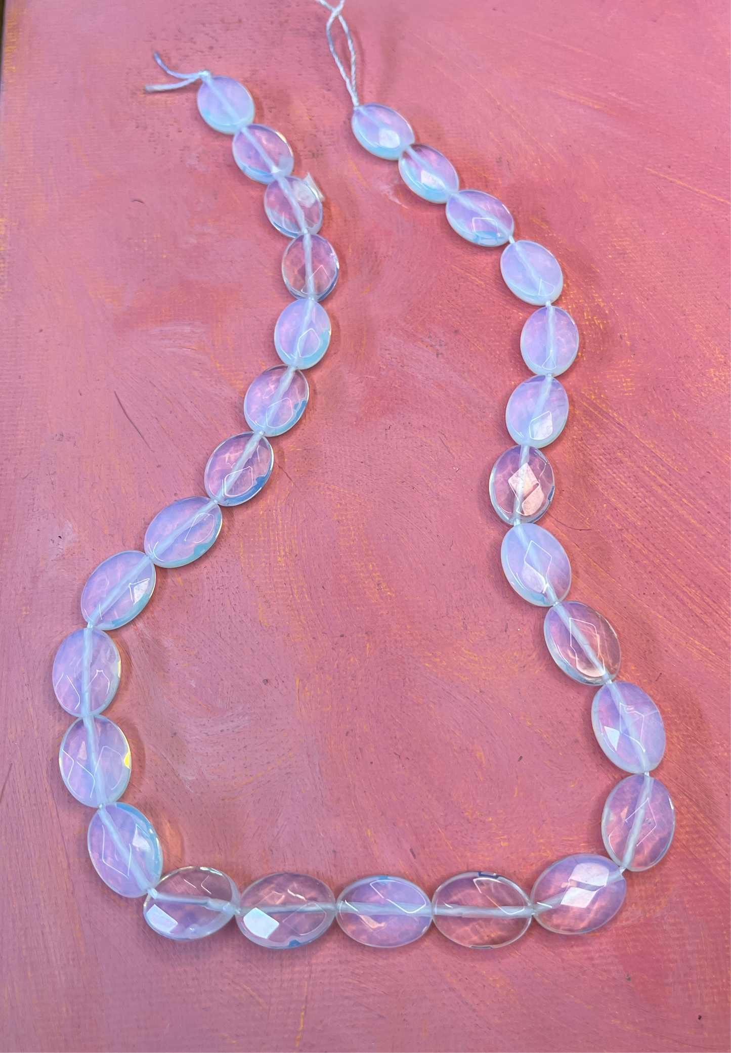 Opalite oval faceted