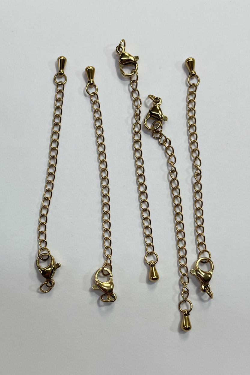 CHAIN EXTENDER SST WITH LOBSTER GP. 5 pc