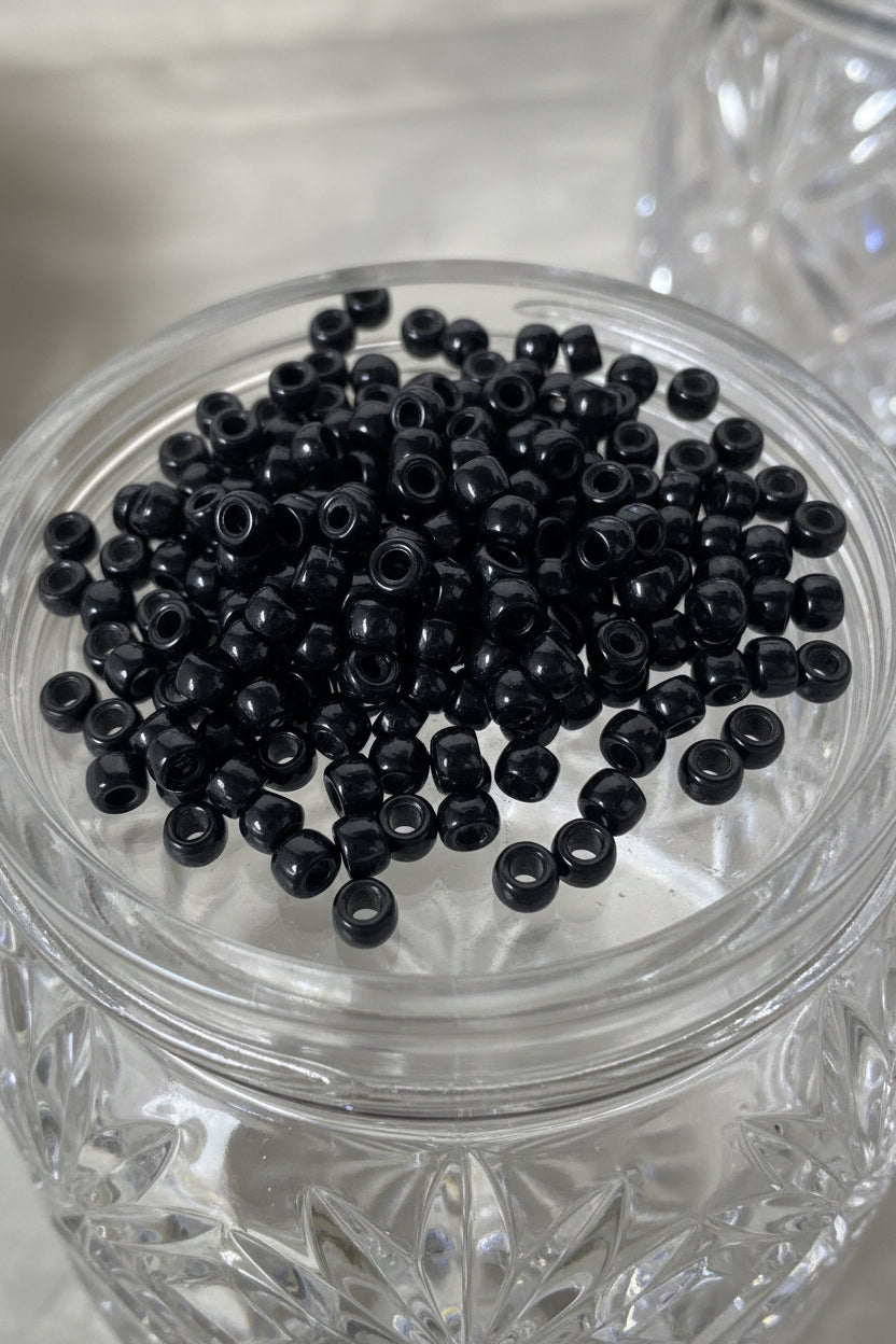 Barrel bead resin 8x5mm 25 pc