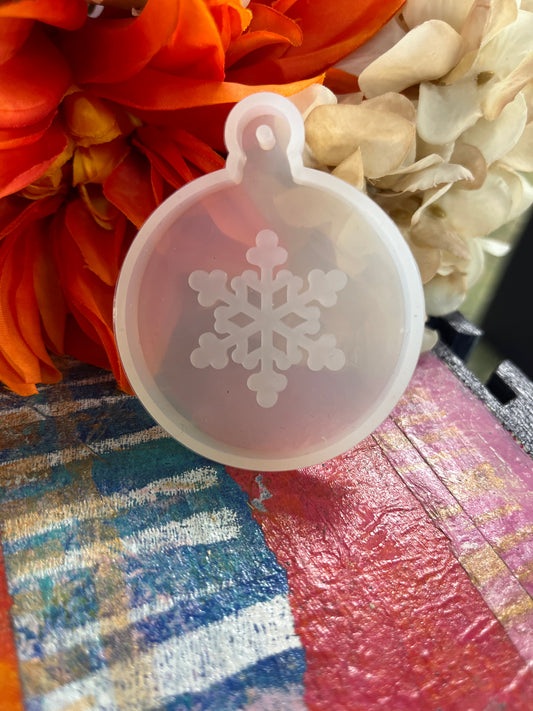 MOLDE RESINA SNOWFLAKE ORNAMENT