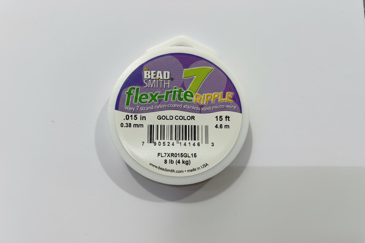 FLEXRITE 7 STRAND GOLD .015 inch / 15 ft