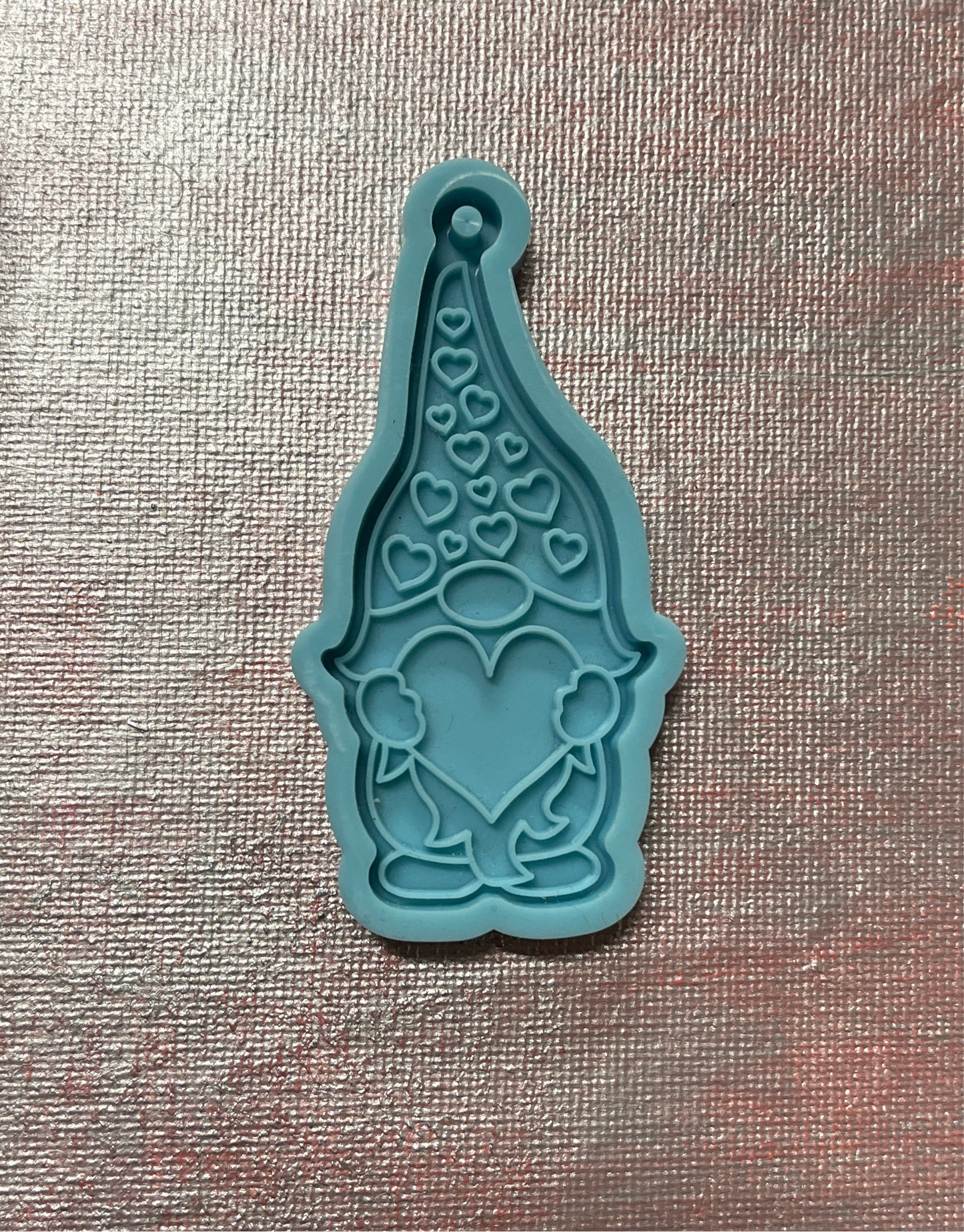 MOLD SILICONE GNOME WITH HEARTS