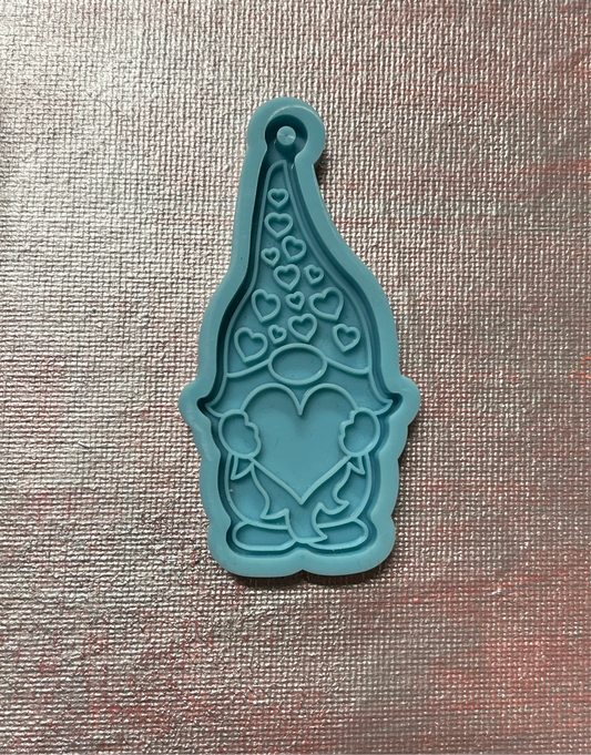 MOLD SILICONE GNOME WITH HEARTS