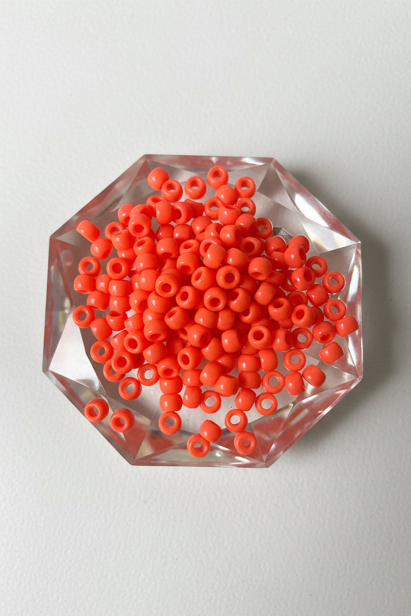 Barrel bead resin 8x5mm 25 pc