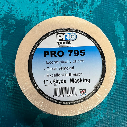 MASKING TAPE 1 INCH X 60 YDS