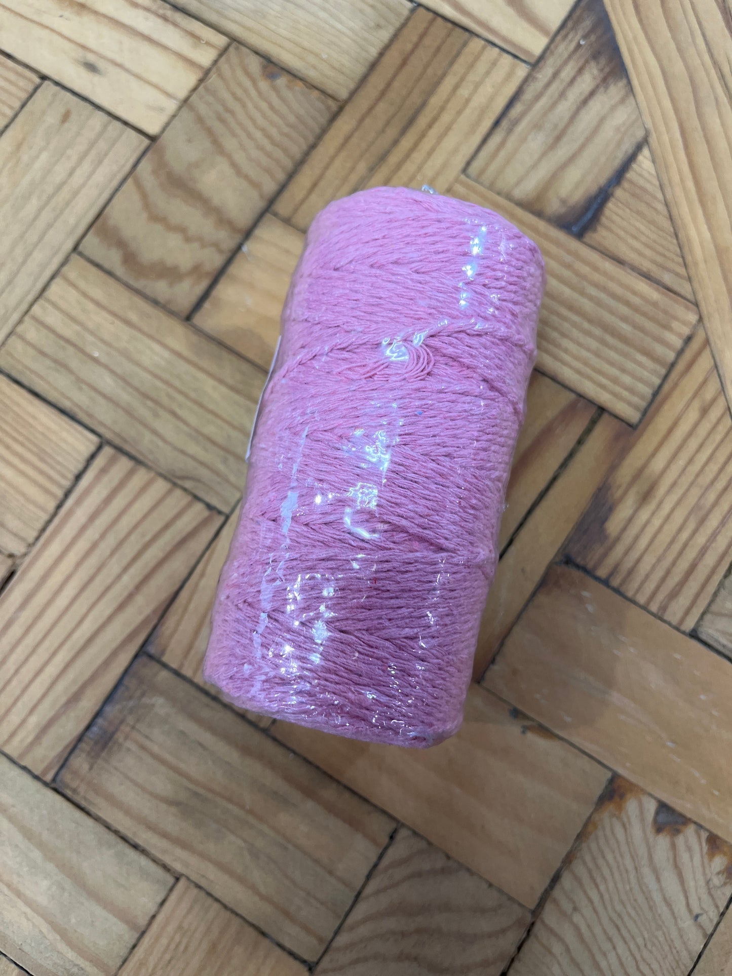 MACRAME CORD 2MM PINK  100M