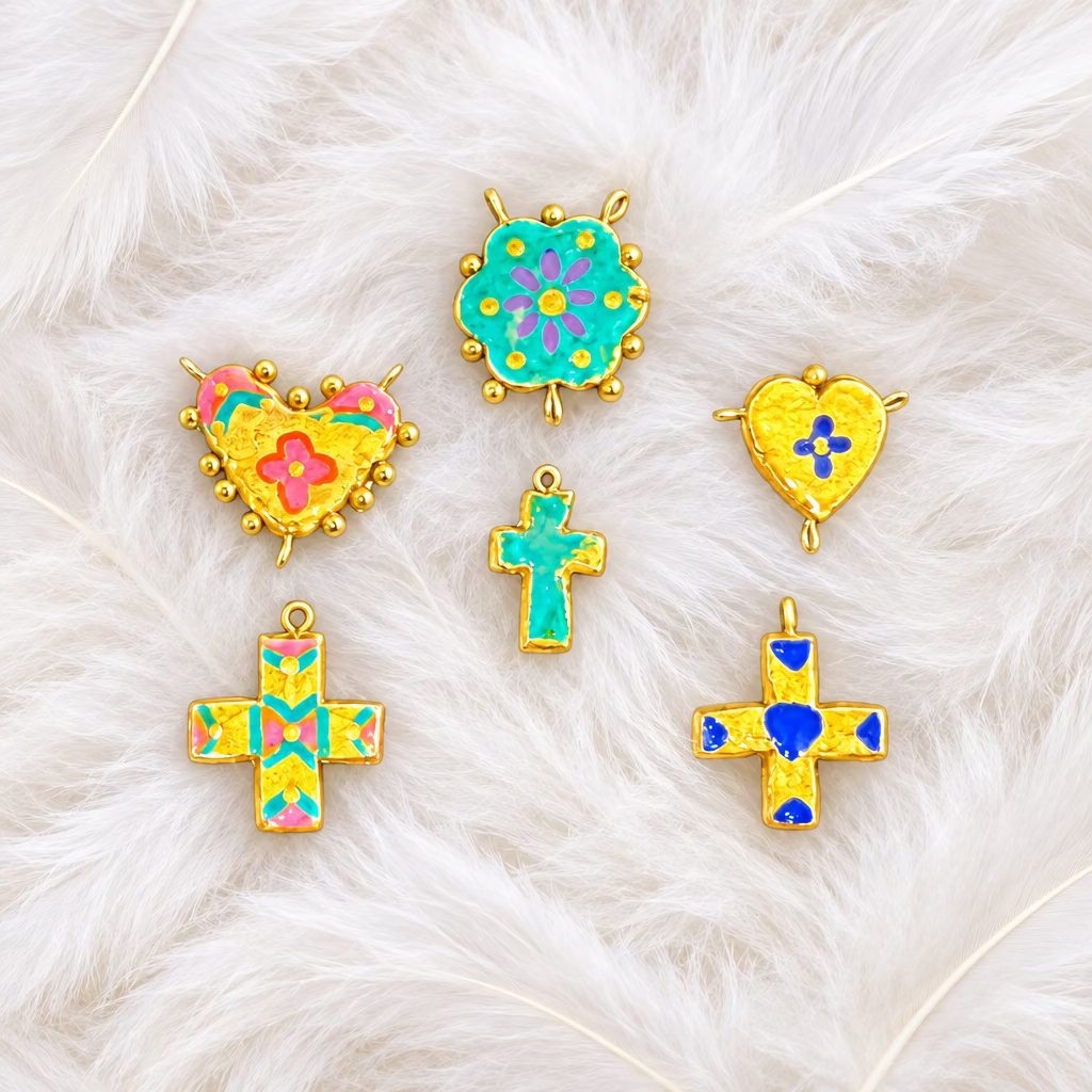PORCELAIN ROSARY DUO
