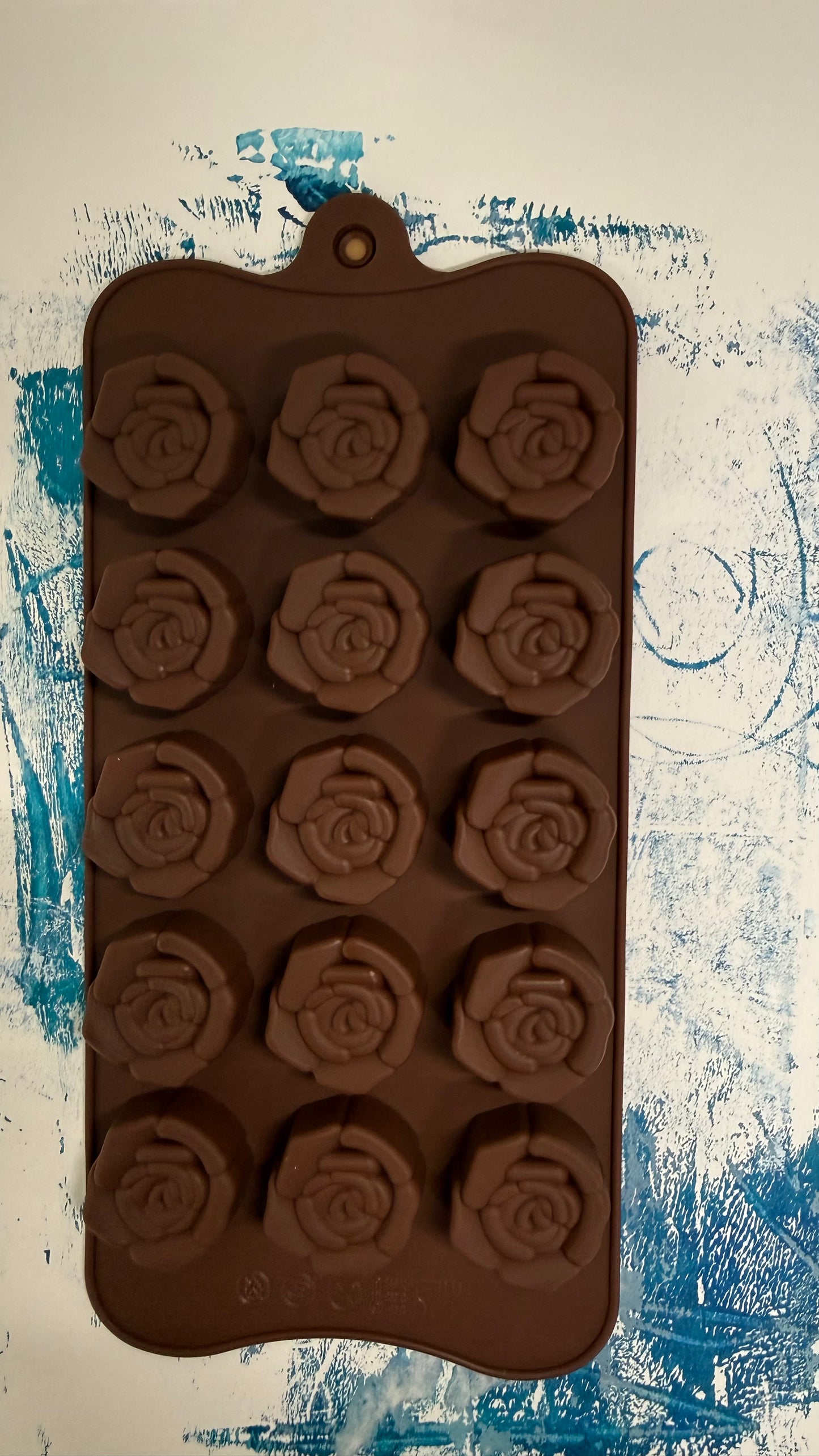 SILICONE MOLD FLOWERS 15 CAVITIES 1 PC 5 styles