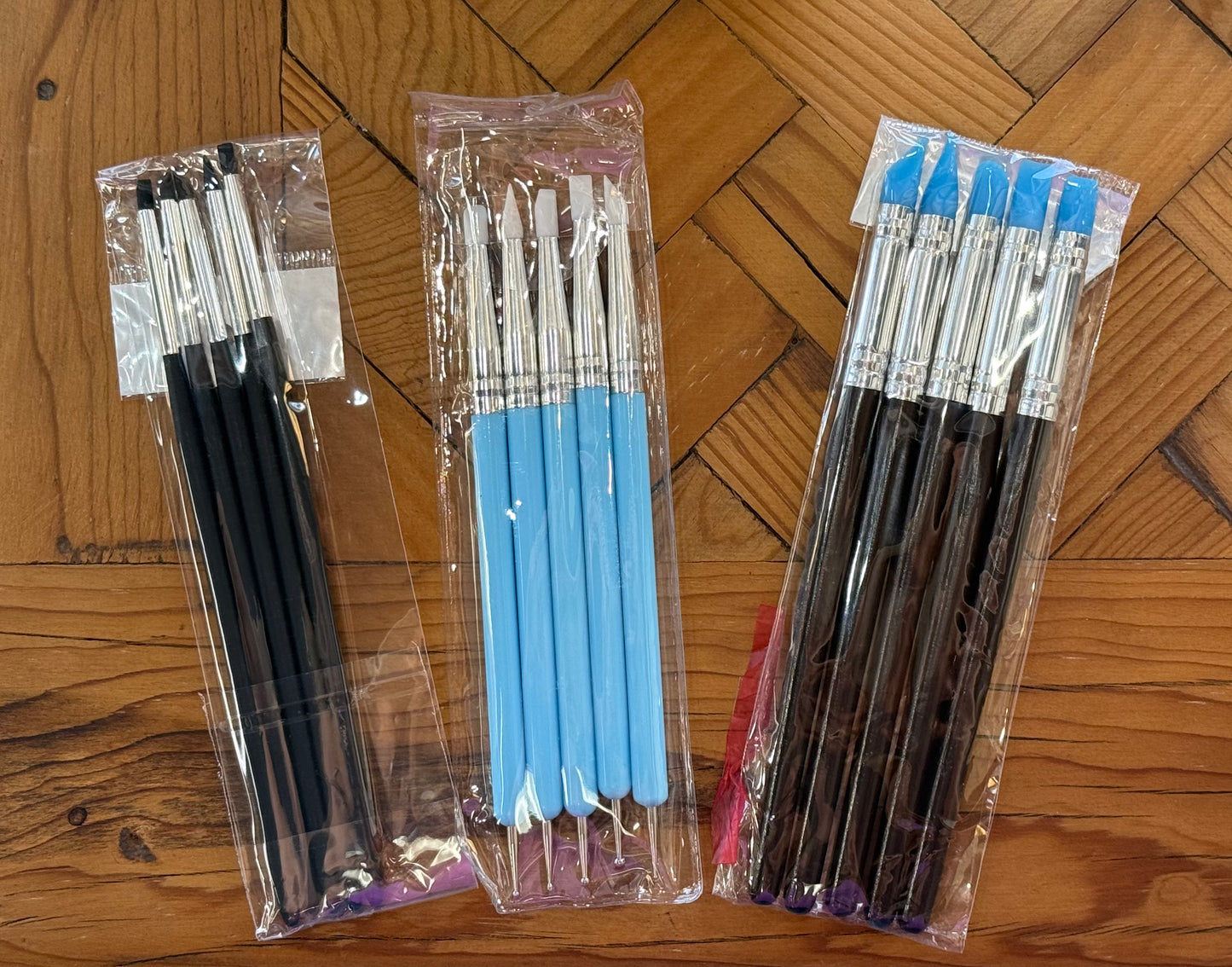RUBBER TIPPED SILICONE SCULPTING TOOLS SET 15 PC