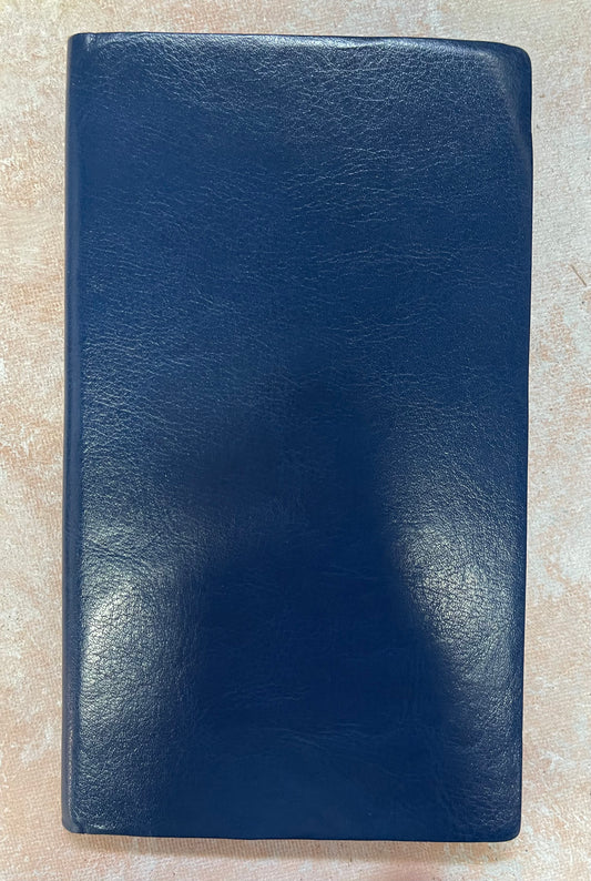 CUADERNO (JOURNAL) WRITING FAUX BLUE LEATHER