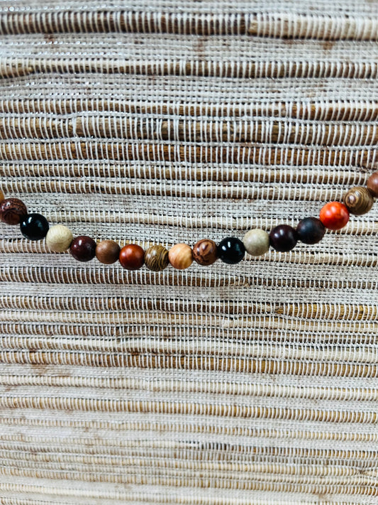WOOD BEAD ROUND 6MM