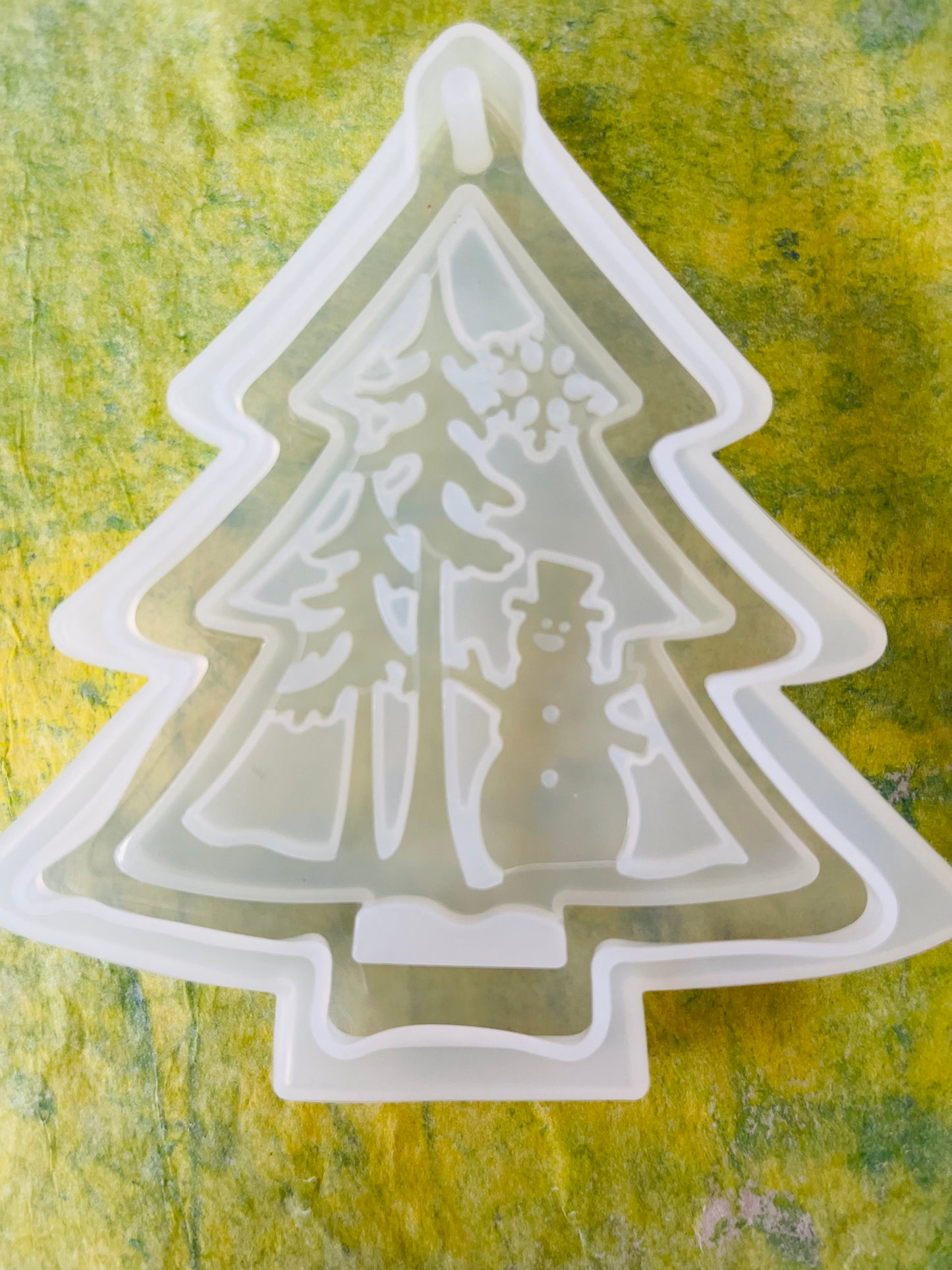 RESIN MOLD CHRISTMAS TREE 11X11 CM  1 PC