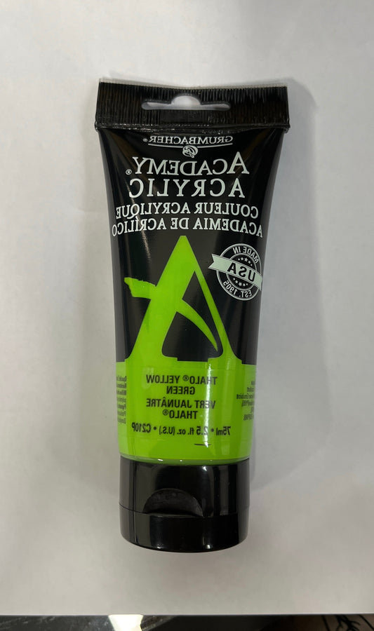 ACADEMY ACRYLIC 75 ML THALO  GREEN
