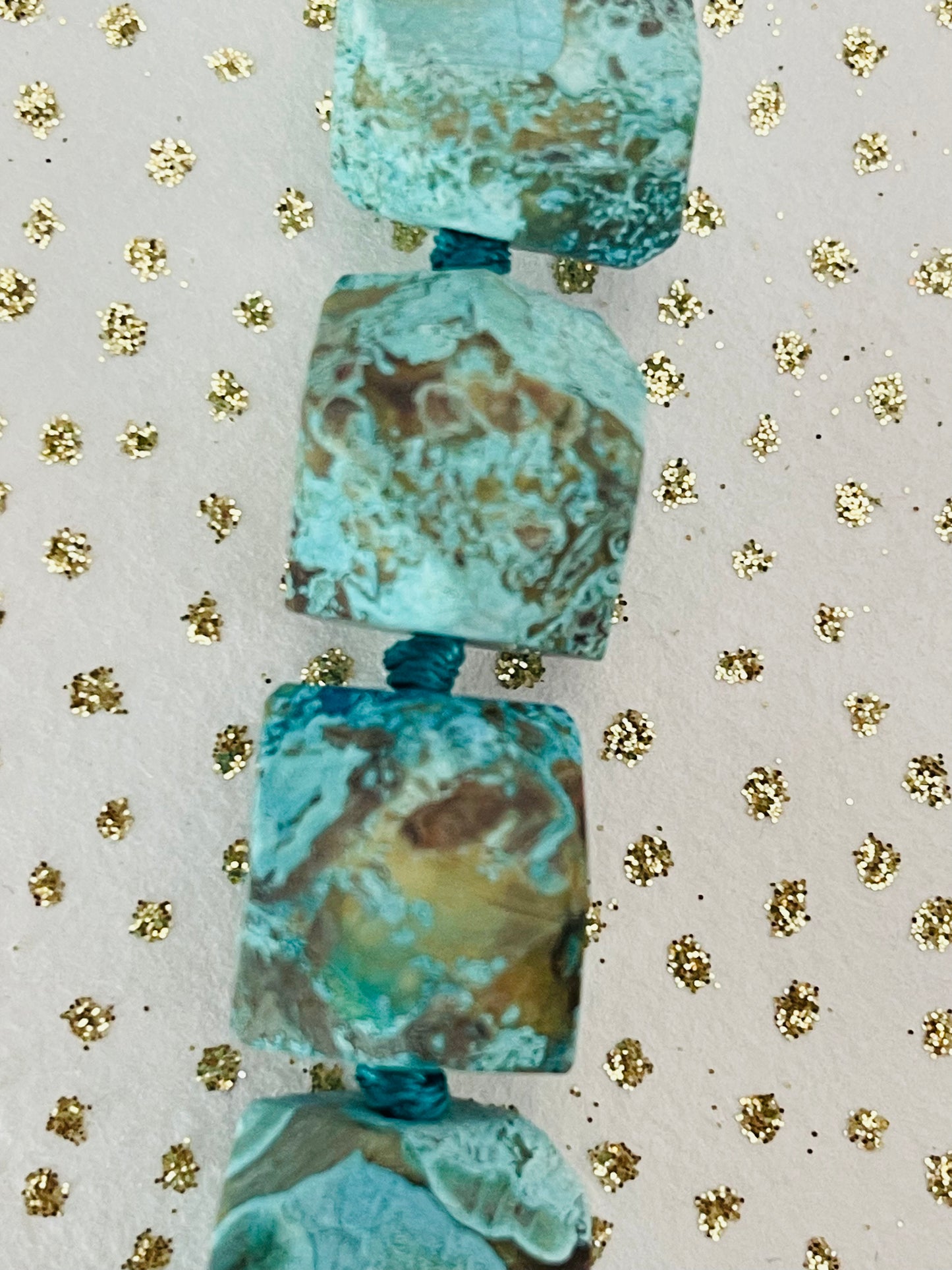 Ocean Jasper octagon faceted