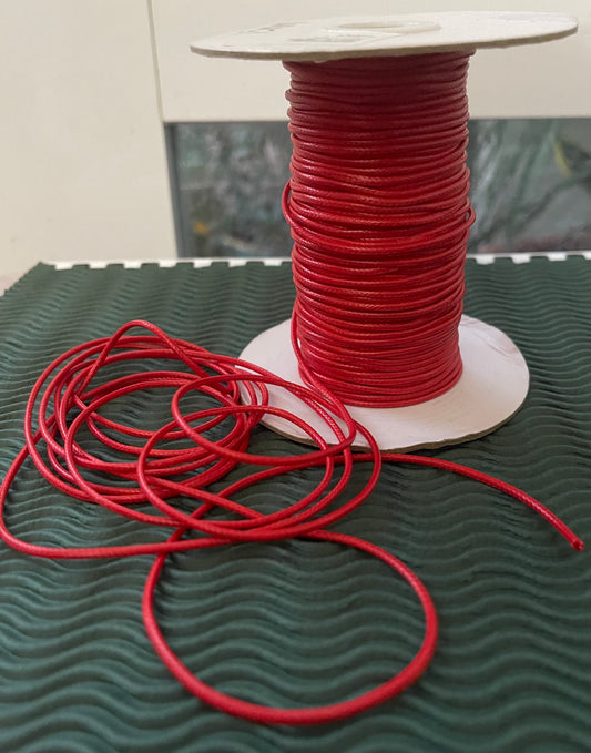 Cordón 1.5 mm encerado polyester por yarda