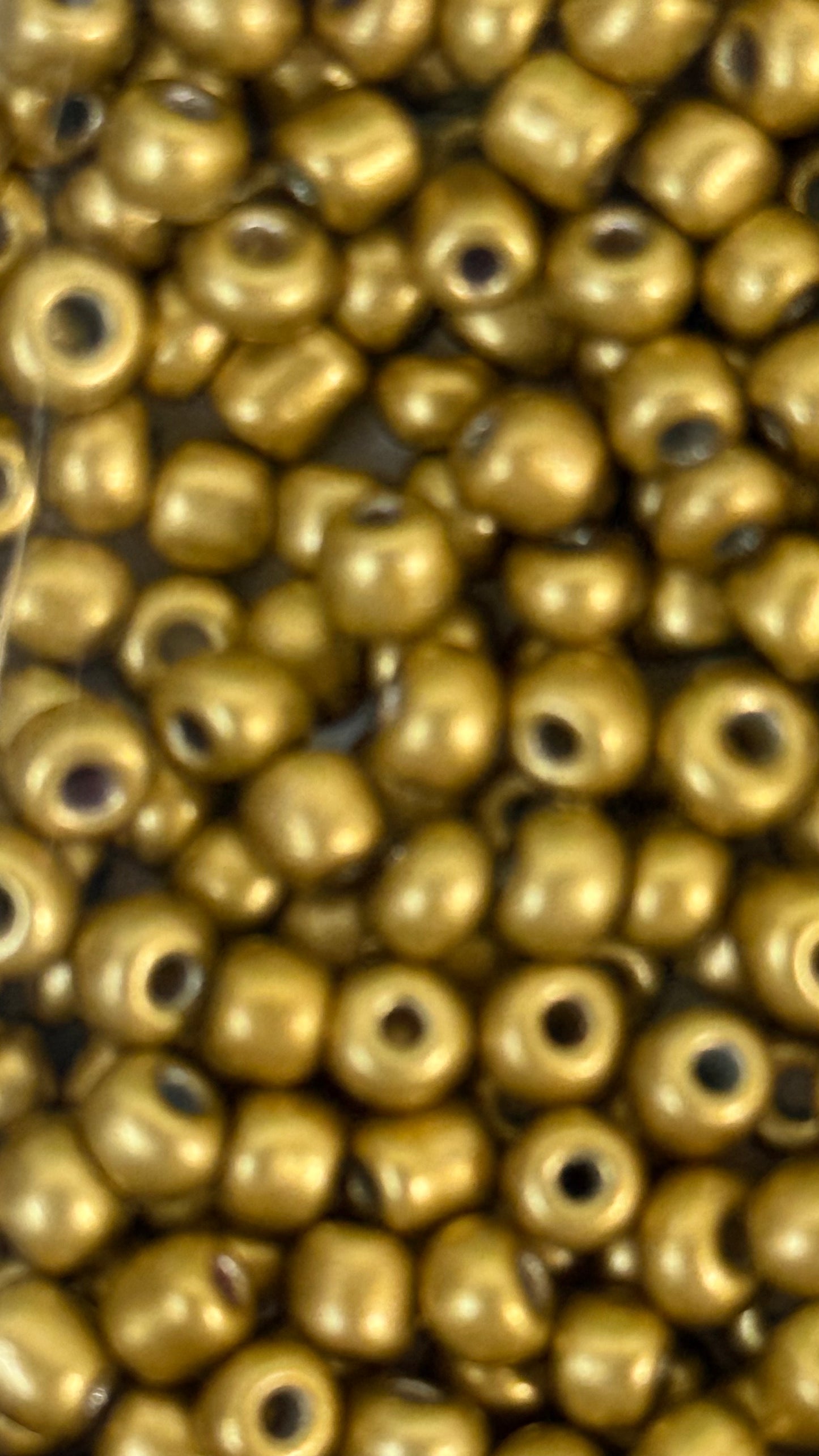 SEED BEAD 6/0 GOLDENROD 45 GM