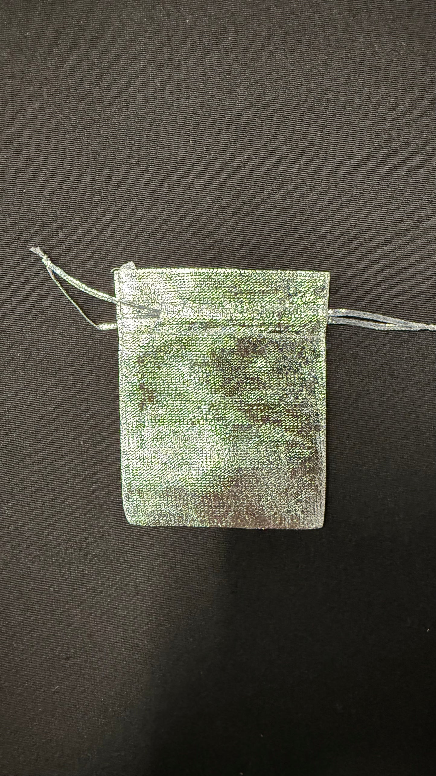 METALLIC SILVER BAGS FOR JEWELRY 4 SIZES