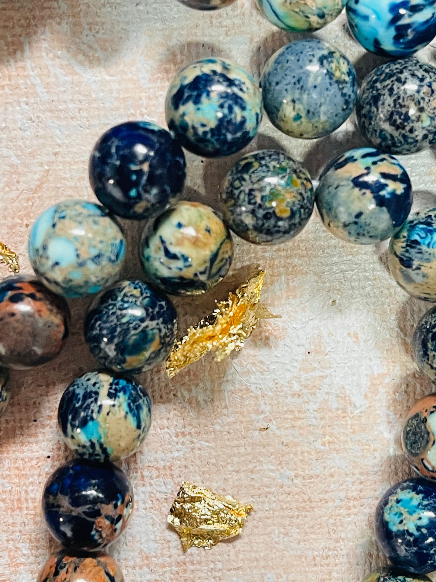LAPIS LAZULI 10MM EMPERADOR  ROUND 1 STRAND
