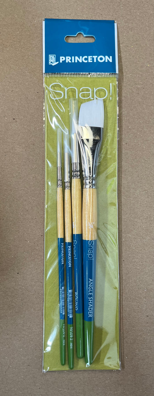 BRUSH SET 4 PC SNAP