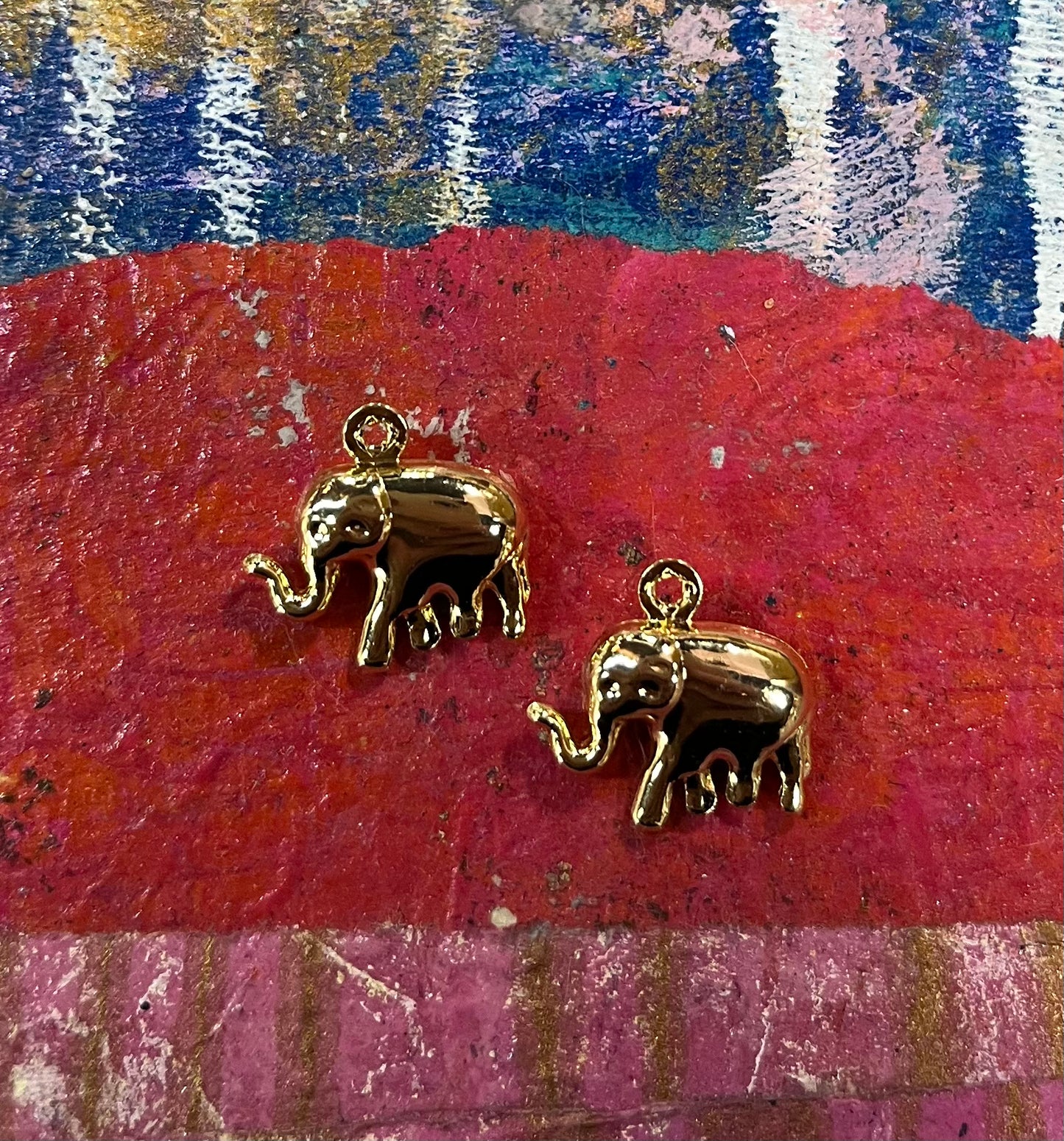 CHARM ELEPHANT GP 18KT