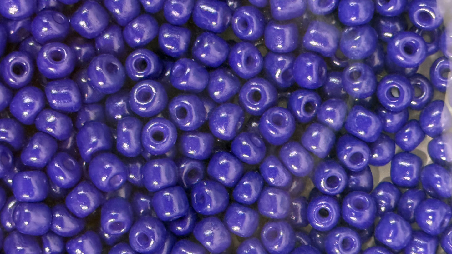 SEED BEAD 6/0 INDIGO 45 G