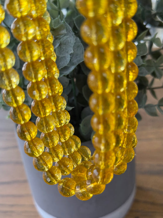 CITRINE 10MM FACETED ROUND