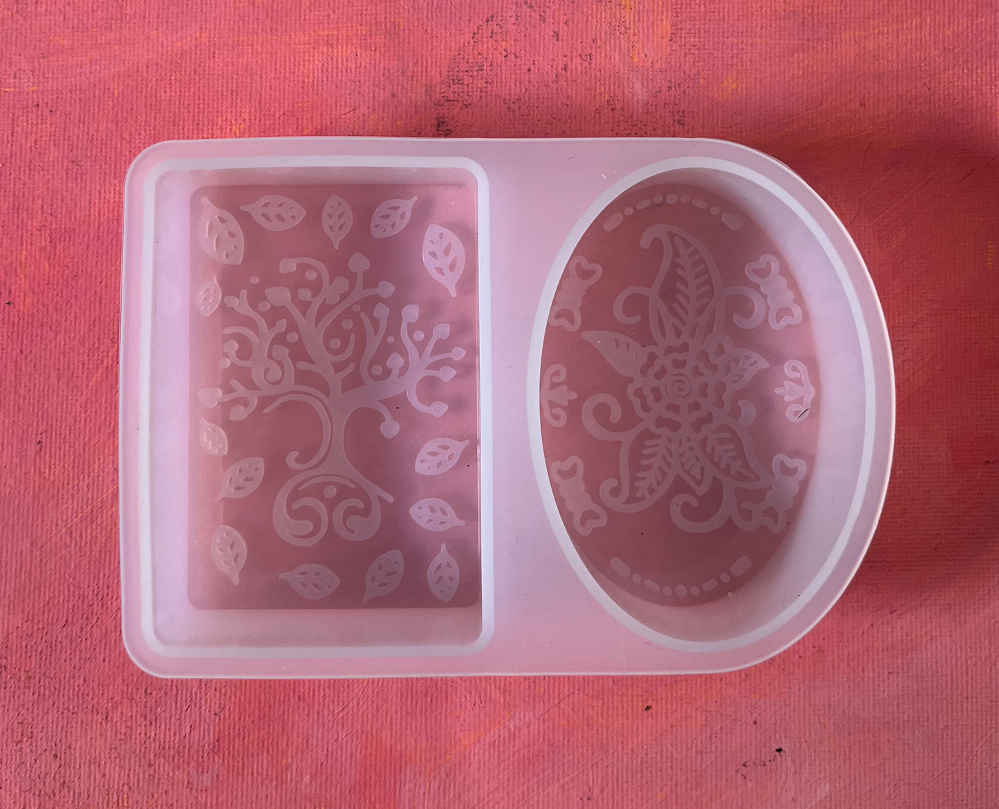 SOAP MOLD 2 SHAPES RECTANGULAR & OVAL 1 PC