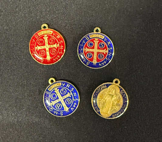 MEDAL ST BENEDICT 20MM GOLD PLATE 1 PD