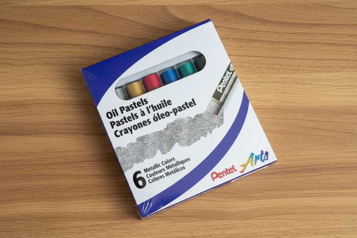 METALLIC PENTEL OIL PASTELS. 6 pc