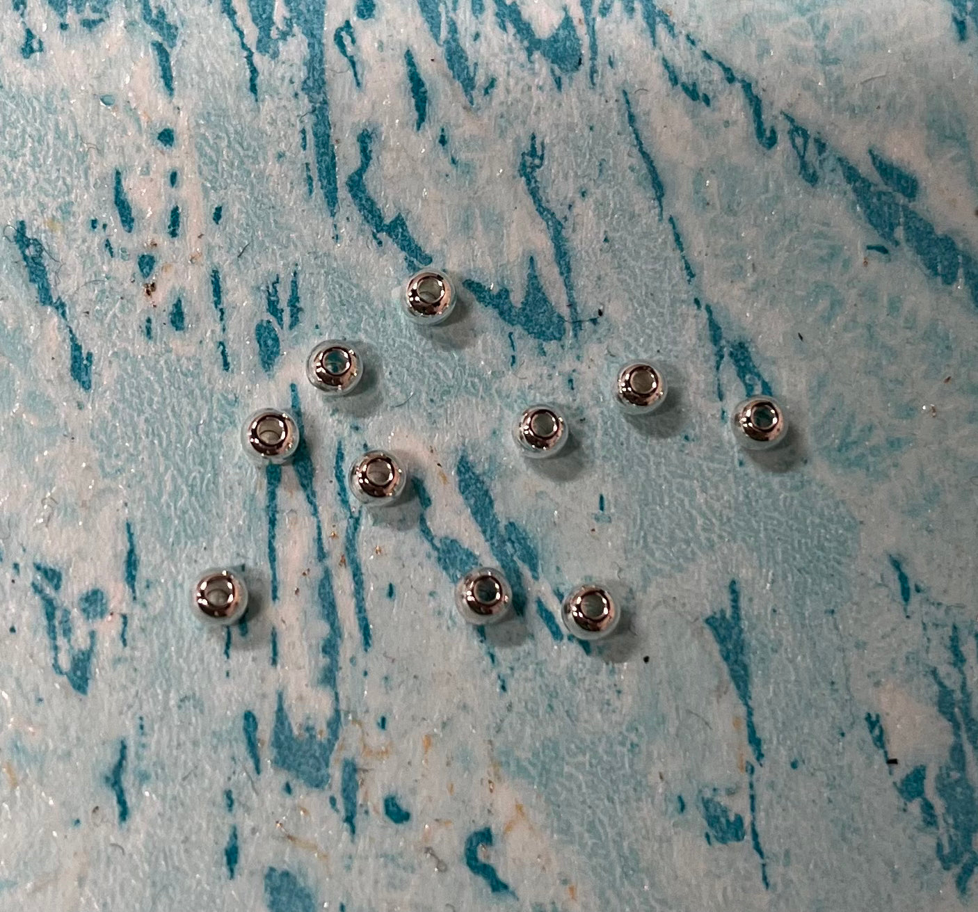 Bead round SST silver