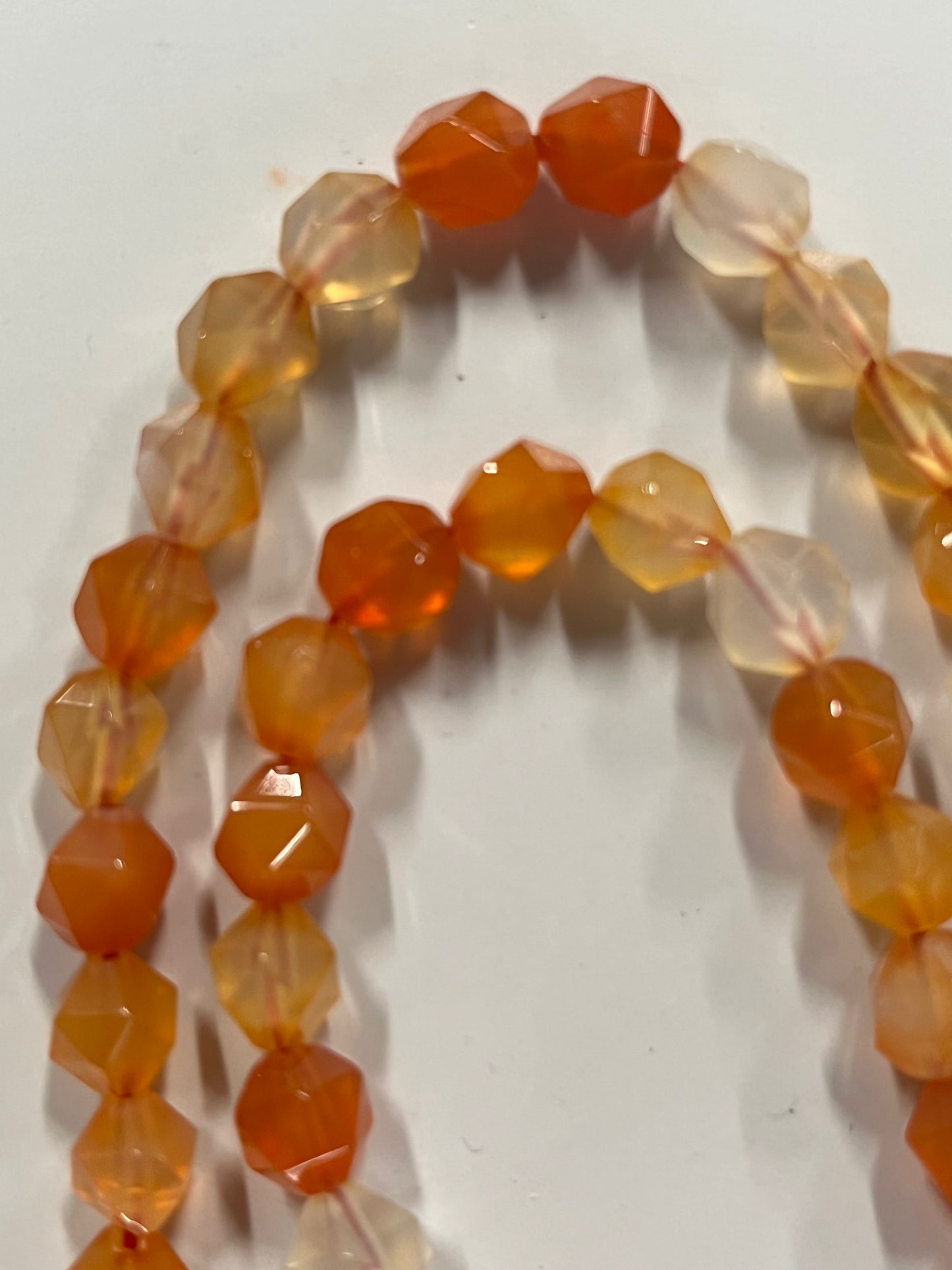 CARNELIAN 8MM STAR CUT