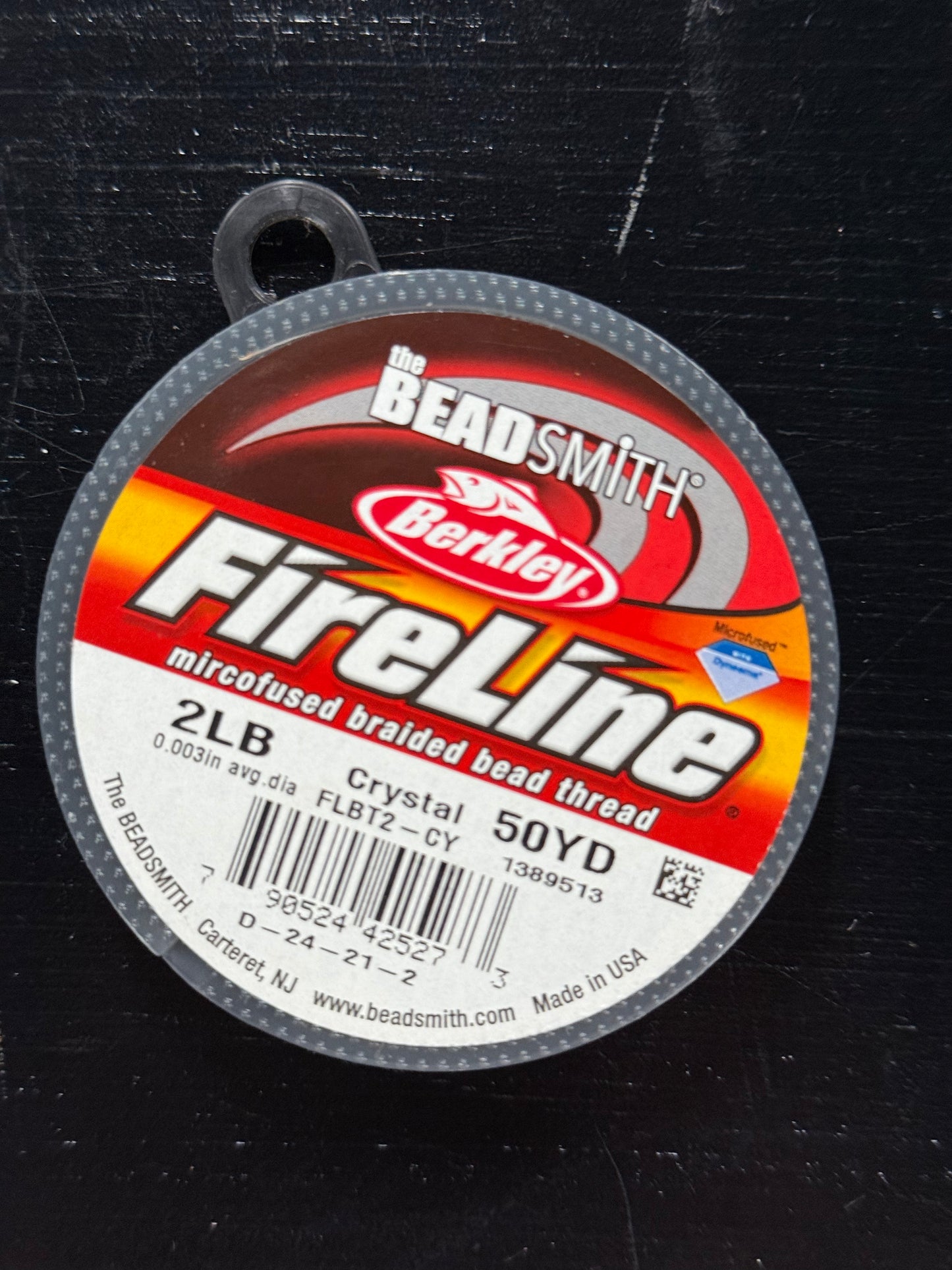 FIRELINE CRYSTAL CORD 2LB 003IN 50YD