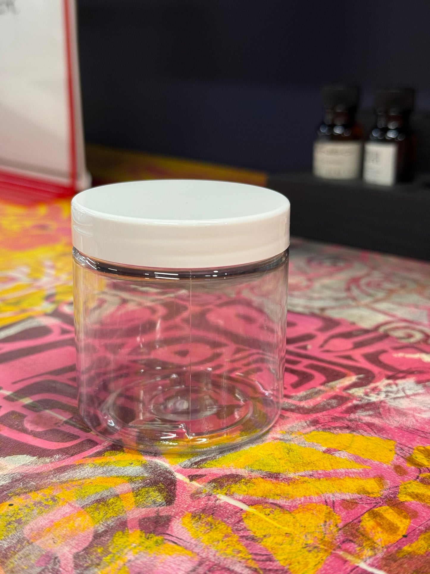 JAR STRAIGHT TALL CLEAR PET 4 OZ