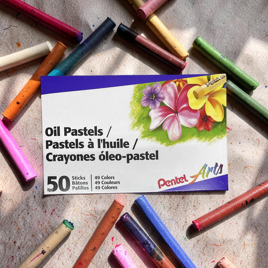 OIL PASTELS PENTEL 50PC