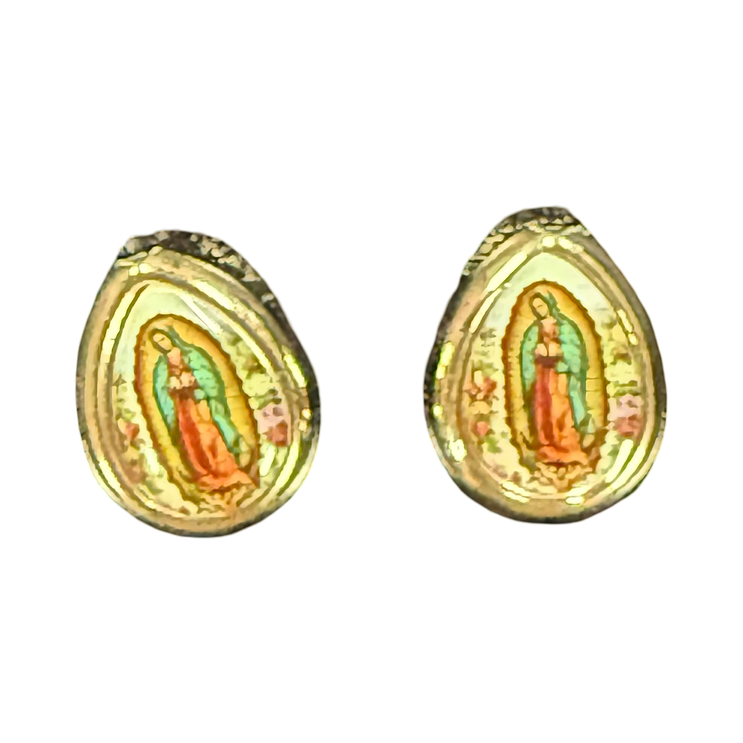 BEAD RESIN VIRGEN DE GUADALUPE IMAGE 2 PC