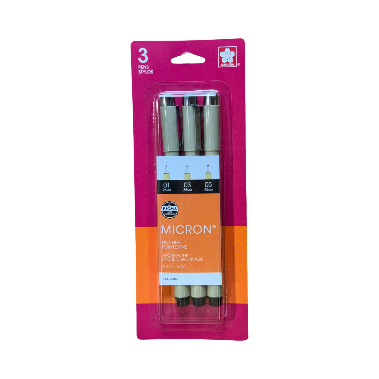 Micron pen Sigma fine line 3 pc