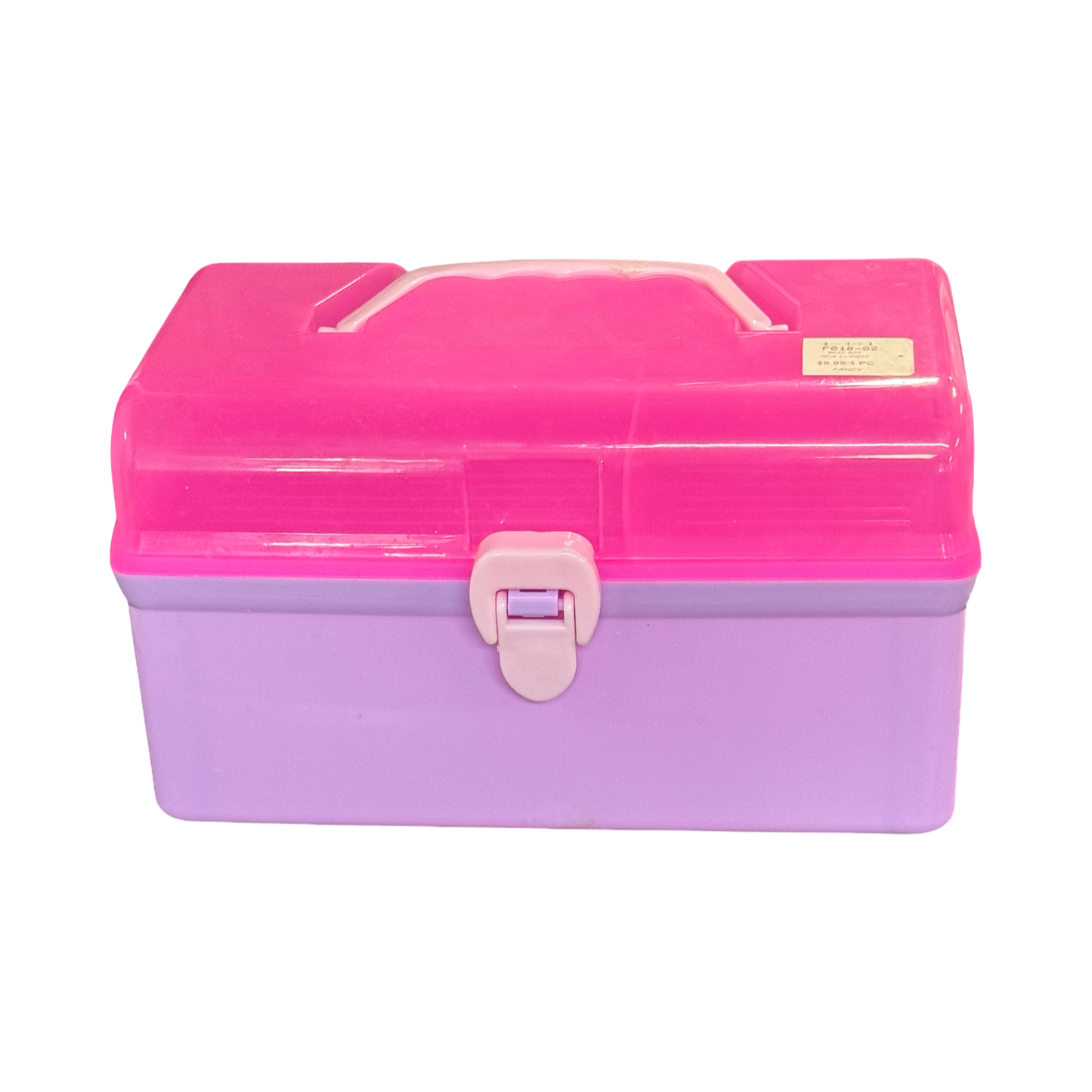 STORAGE BOX PINK PLASTIC 12X21X13 CM