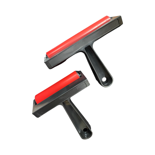 BRAYER ROLLER RED PLASTIC  2 SIZES