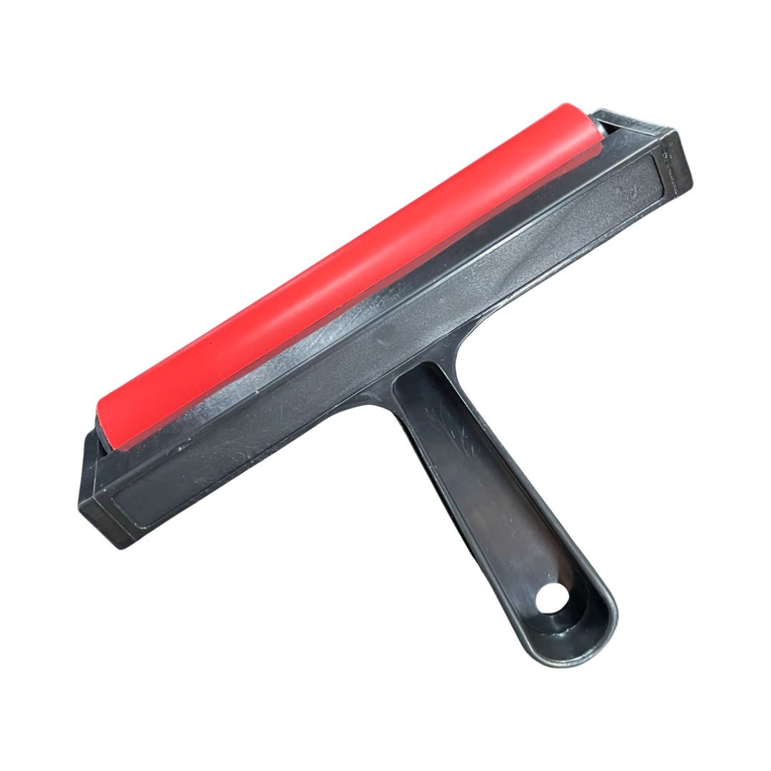 BRAYER ROLLER RED PLASTIC  2 SIZES