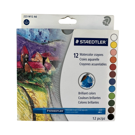 Watercolor crayons 12 pc Staedtler