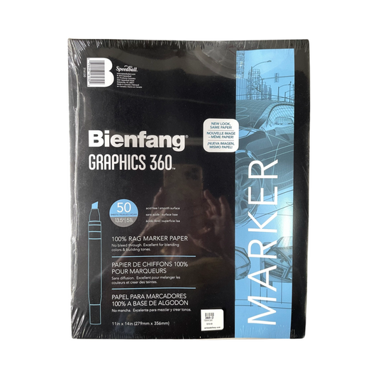 MARKER PAPER PAD 11X14 13.5 LB 50 SHEETS BIENFANG